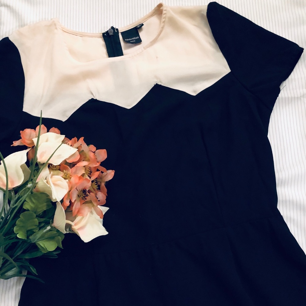 Lightweight Black and White Dress